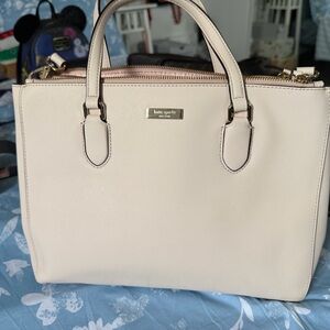 Kate Spade Soft PinkSaffiano Leather Satchel – Elegant Women's Handbag